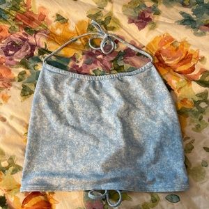 Aerie High Neck Bathing Suit Top